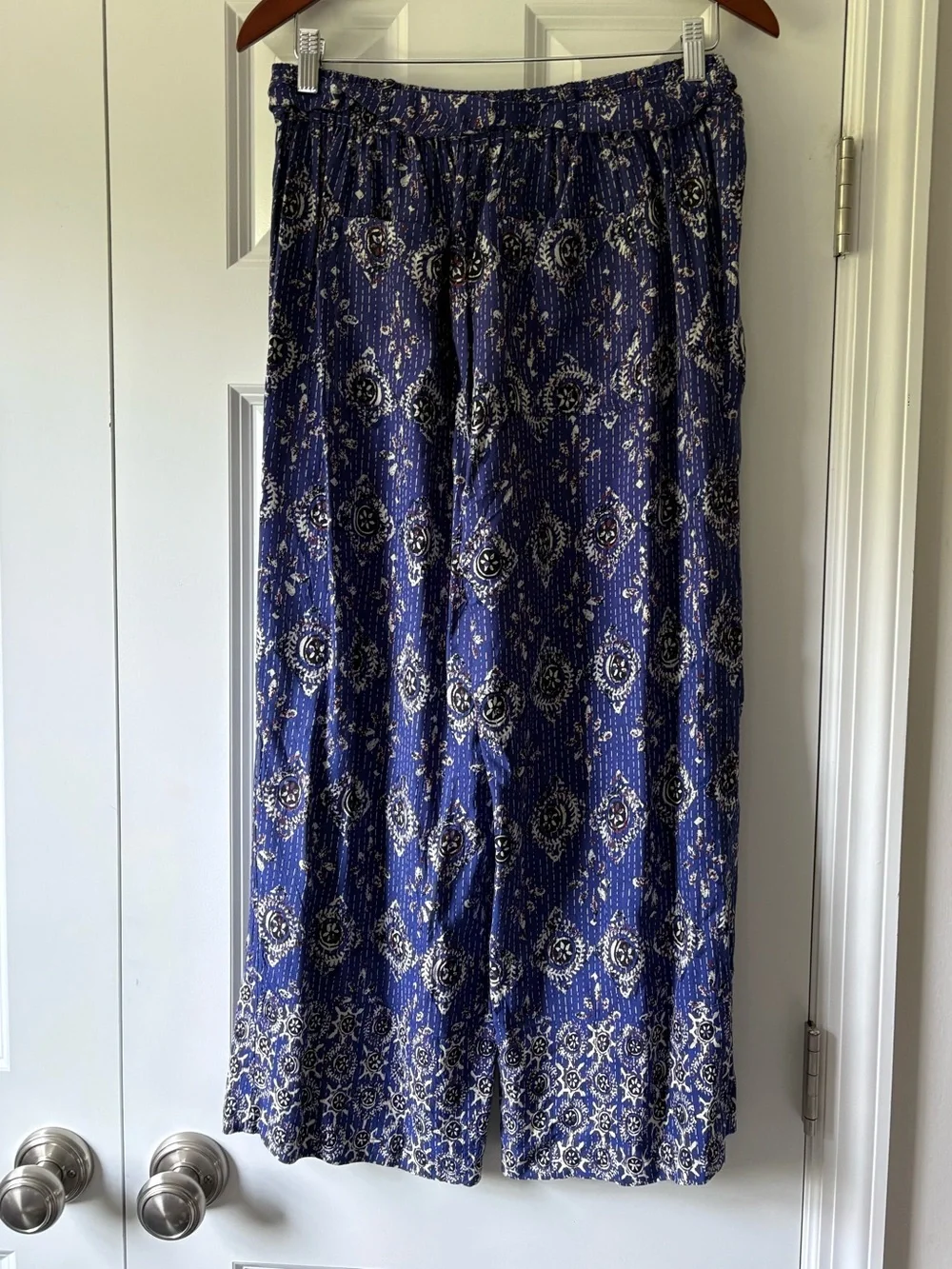 Fat Face Daisy Patch Geo Crop Pants NWT
